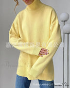 Multicolored High-necked Chunky Jumper