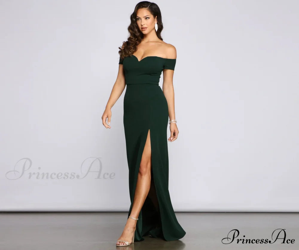 Myra Formal Stylish High Slit Dress