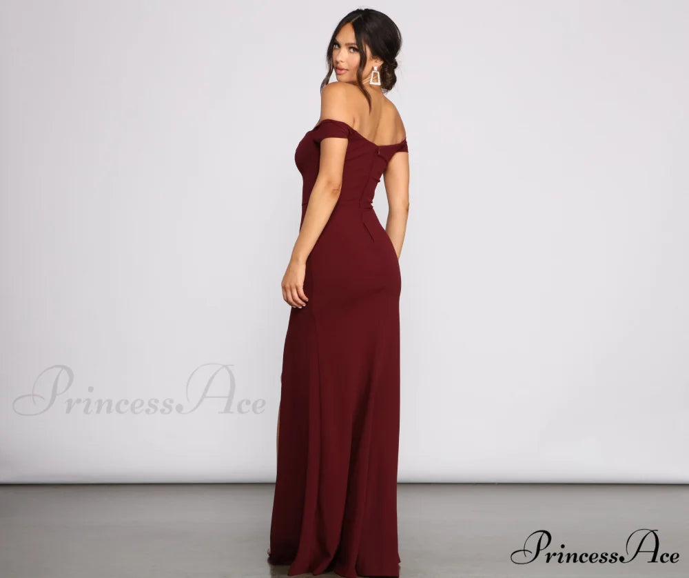 Myra Formal Stylish High Slit Dress