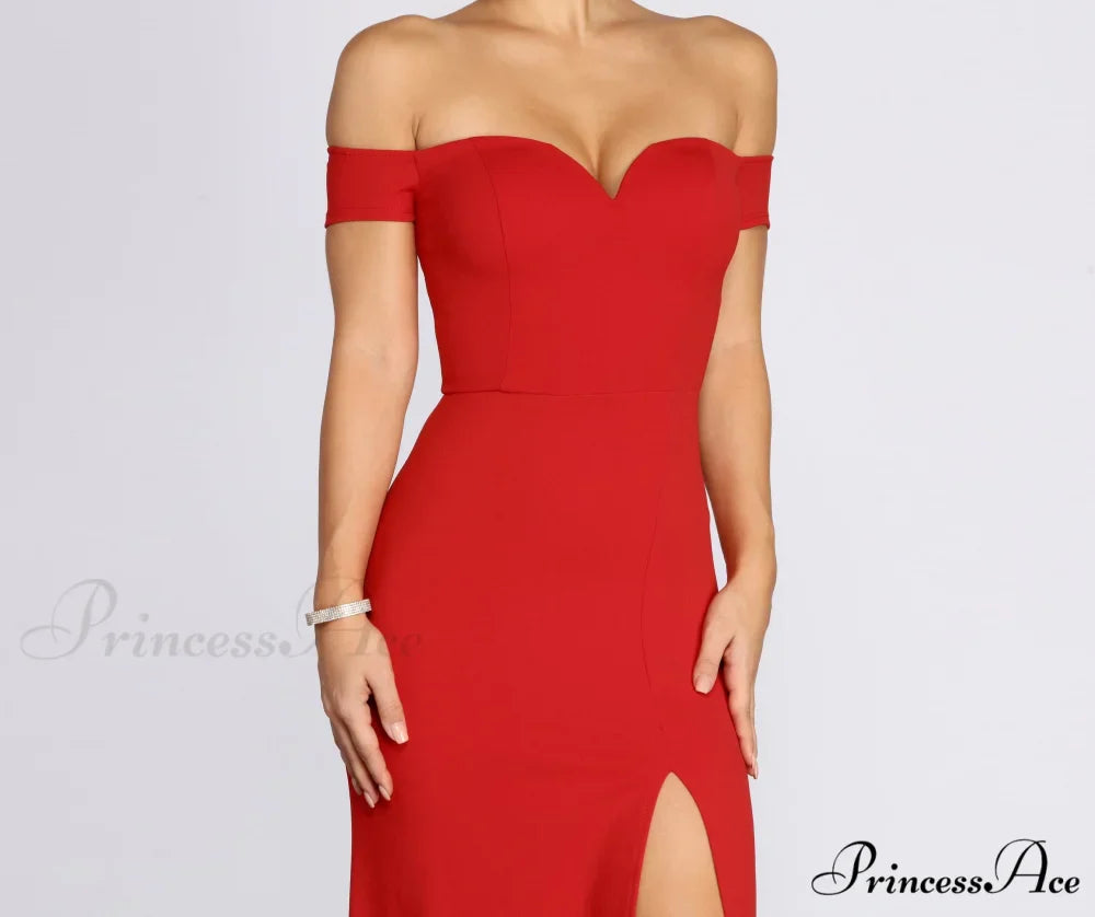 Myra Formal Stylish High Slit Dress
