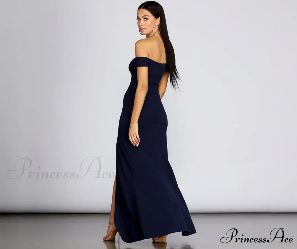 Myra Formal Stylish High Slit Dress