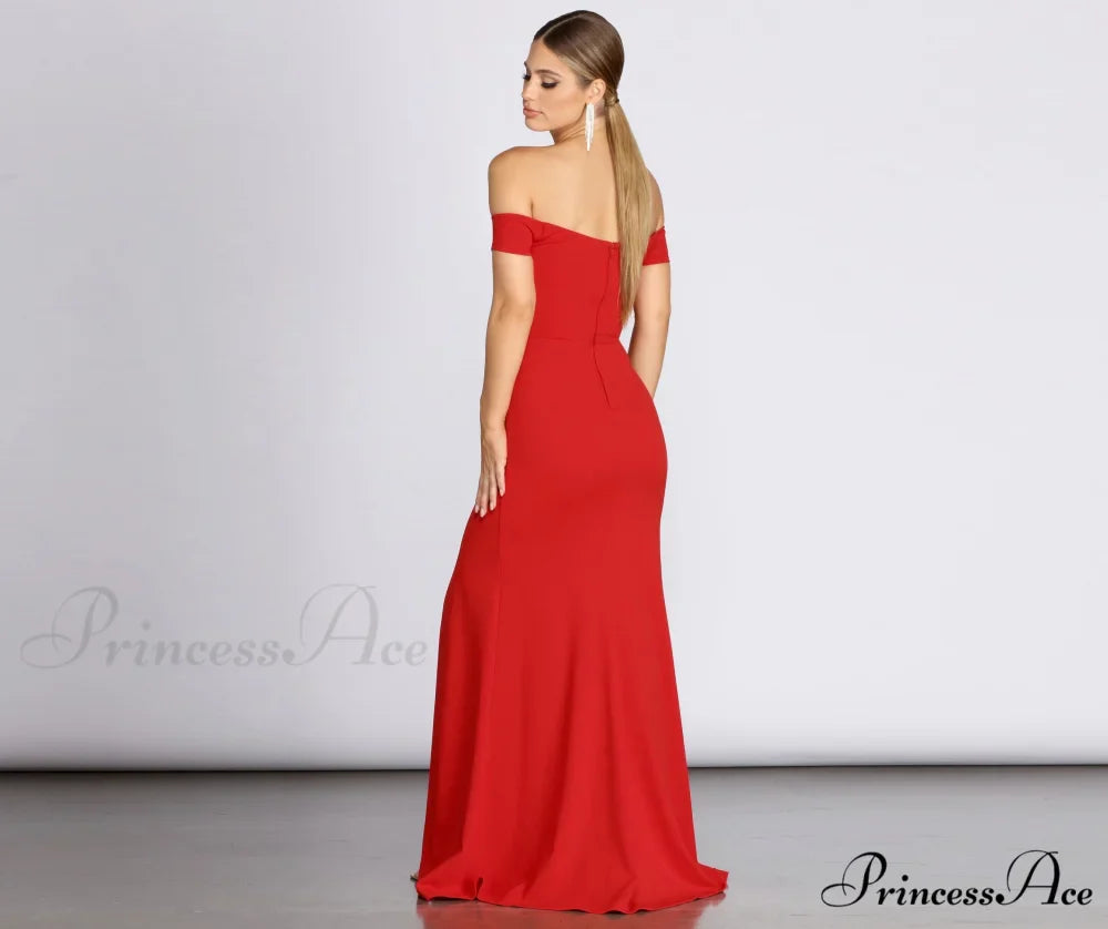 Myra Formal Stylish High Slit Dress