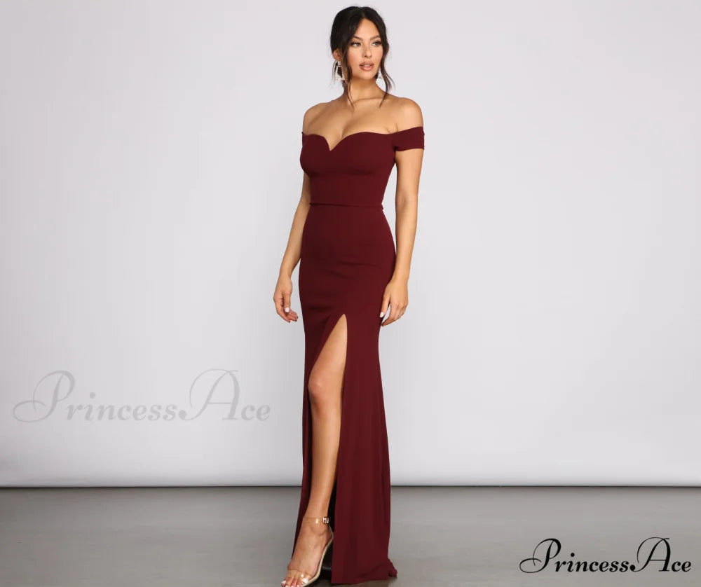 Myra Formal Stylish High Slit Dress
