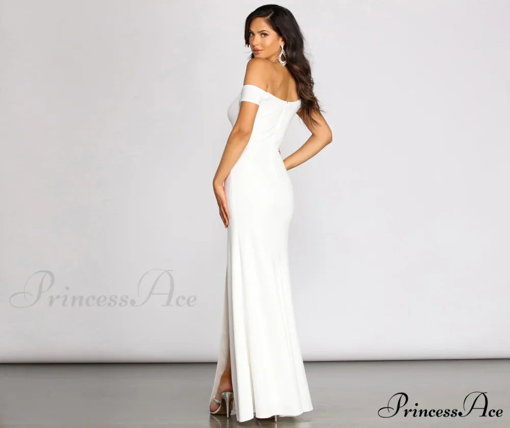 Myra Formal Stylish High Slit Dress