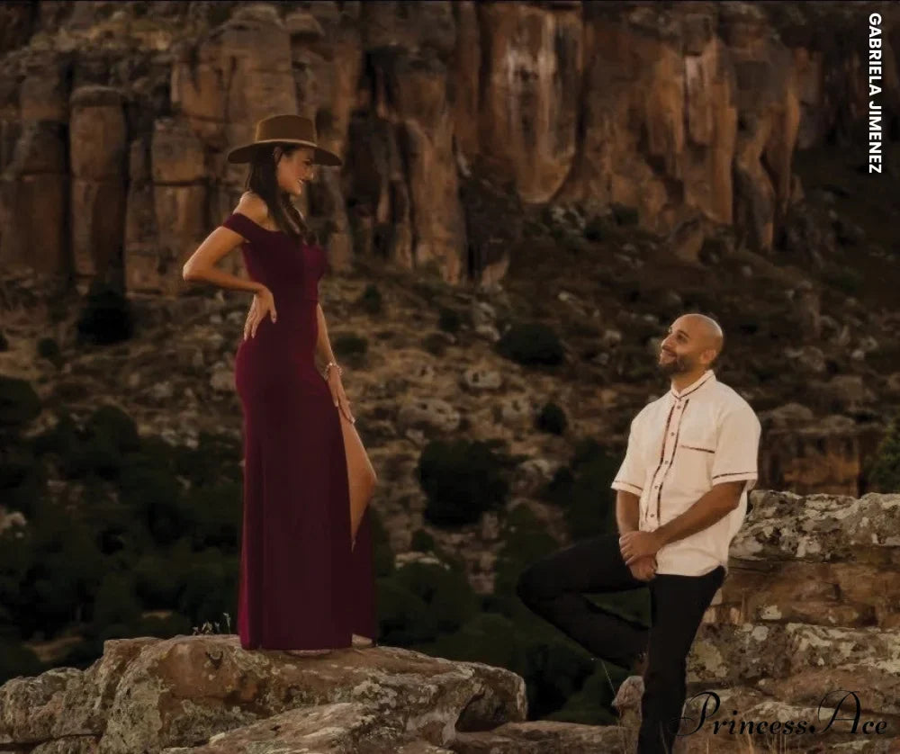 Myra Formal Stylish High Slit Dress