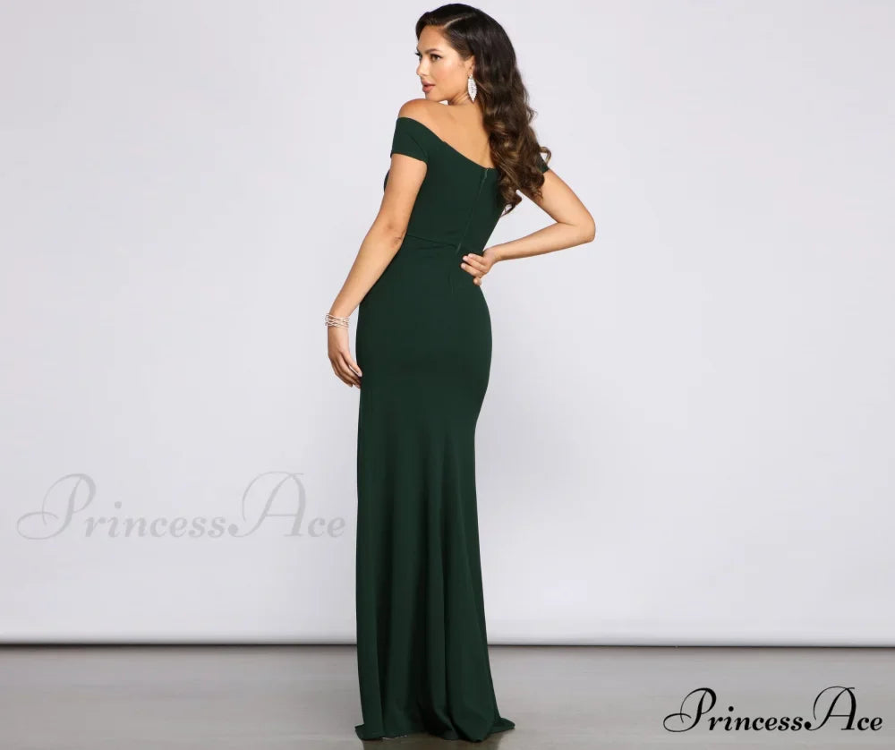 Myra Formal Stylish High Slit Dress