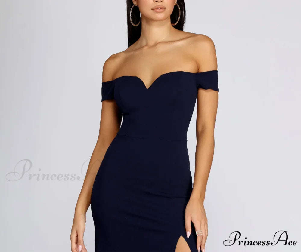 Myra Formal Stylish High Slit Dress