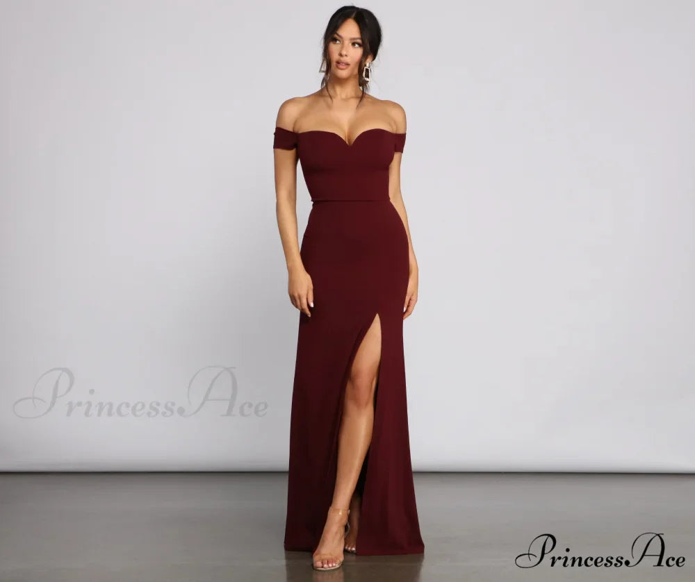 Myra Formal Stylish High Slit Dress