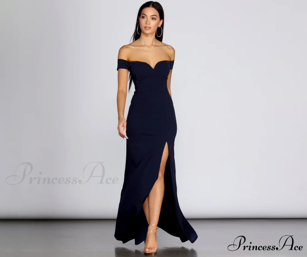 Myra Formal Stylish High Slit Dress