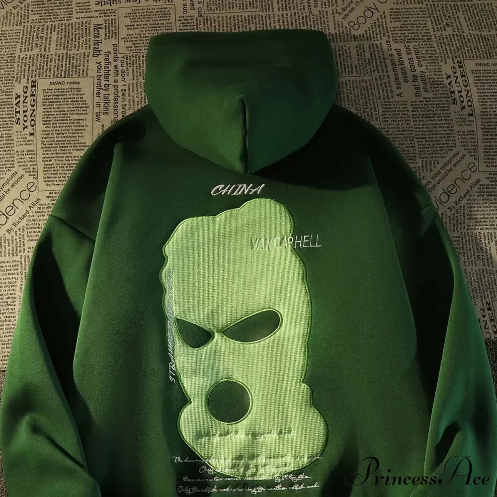 Mysterious Breeze Skull Design Informal Hoodie