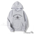 Mystic Falls Virginia Salvatores Vampire Fan Unisex Long Sleeve Christmas Hoodie