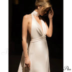 Narrow Slim Tail Wedding Gown