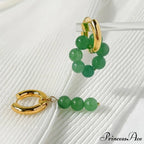 Natural Freshwater New Trend Double Circle Dangle Earrings