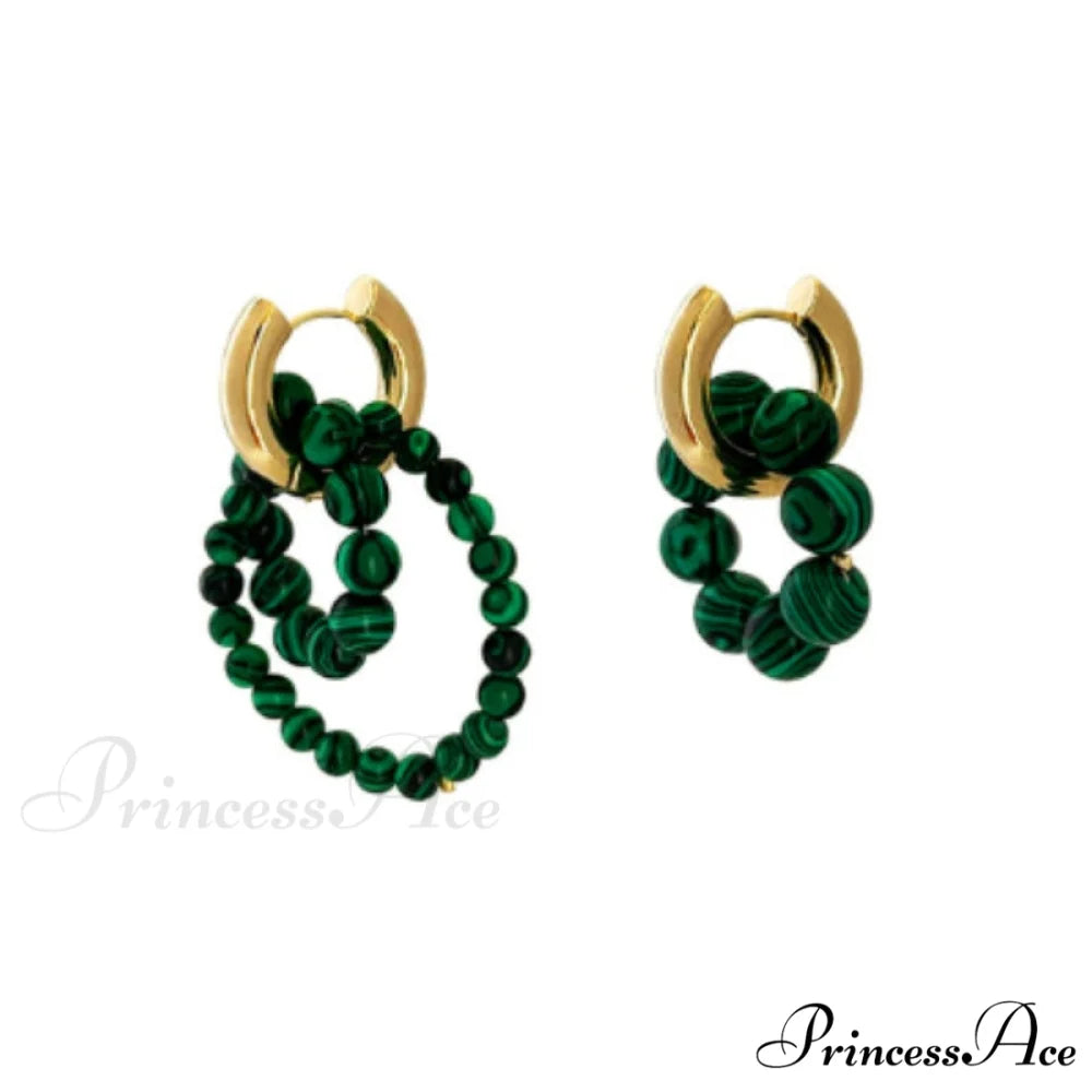 Natural Freshwater New Trend Double Circle Dangle Earrings