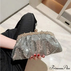 Navy Sparkling Clutch Wristlet