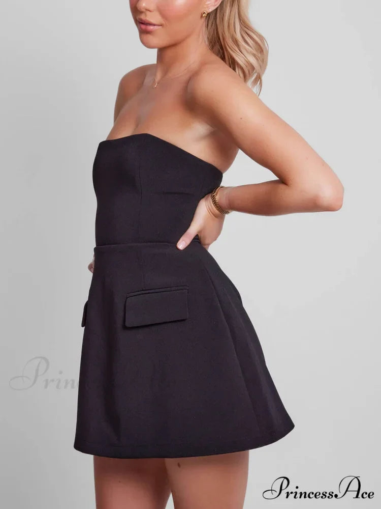 Neckline Ultimate Stylish Strapless Dress