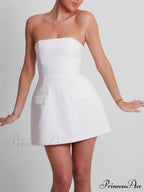 Neckline Ultimate Stylish Strapless Dress