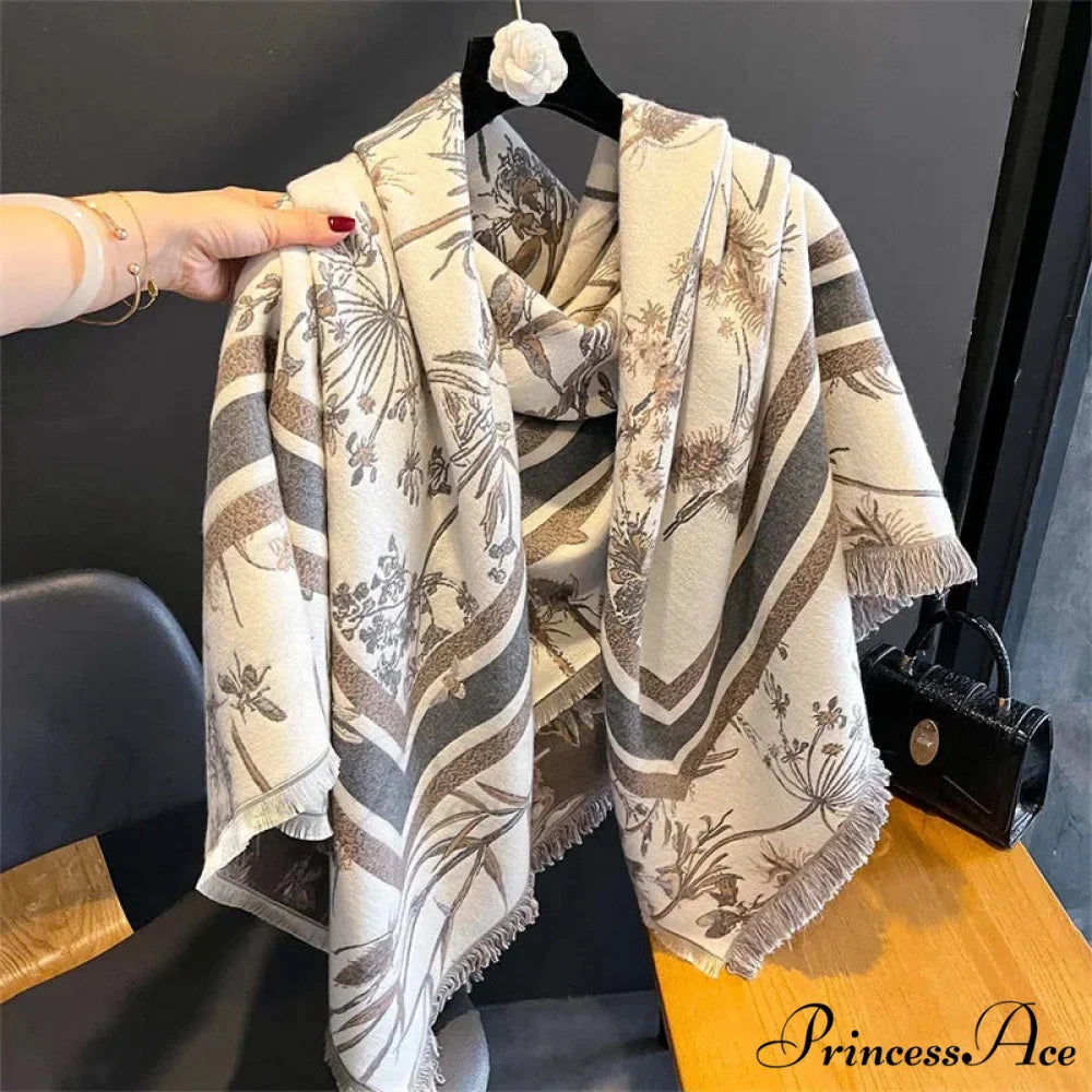 Needlework Cashmere Winter Scarf