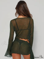 Net Two-Piece Celebration Mini Dress