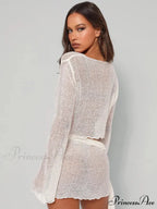 Net Two-Piece Celebration Mini Dress