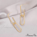 New Arrival Exagerate Double U Shape Earrings