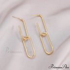 New Arrival Exagerate Double U Shape Earrings