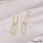 New Arrival Exagerate Double U Shape Earrings