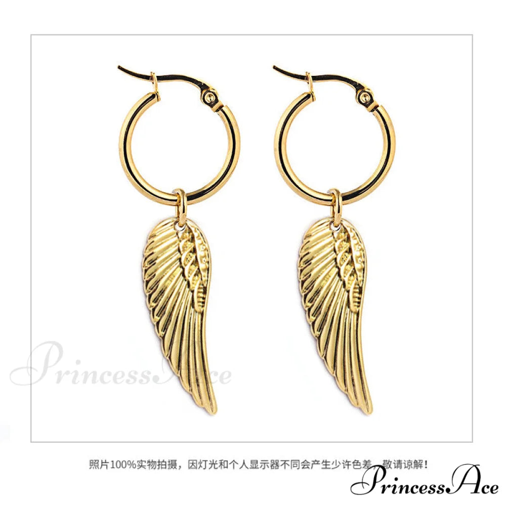 New Arrival Fabulous Feather Shape Pendant Earrings
