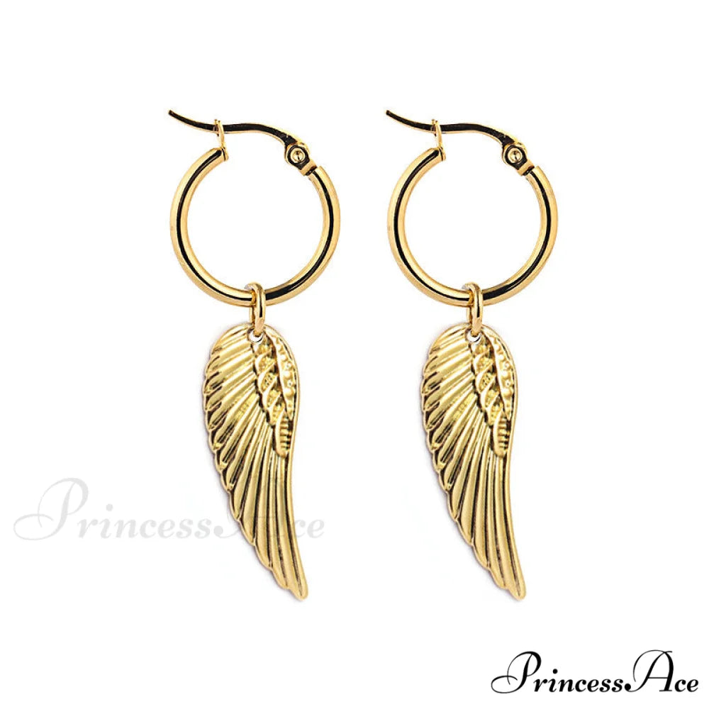 New Arrival Fabulous Feather Shape Pendant Earrings