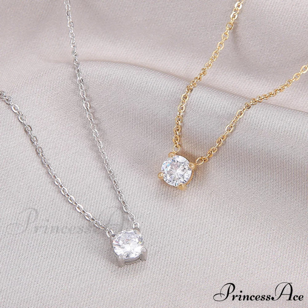 New Arrival Trendy White Diamond Necklaces
