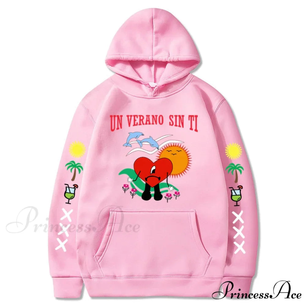 New Bad Bunny Printed Hoodie