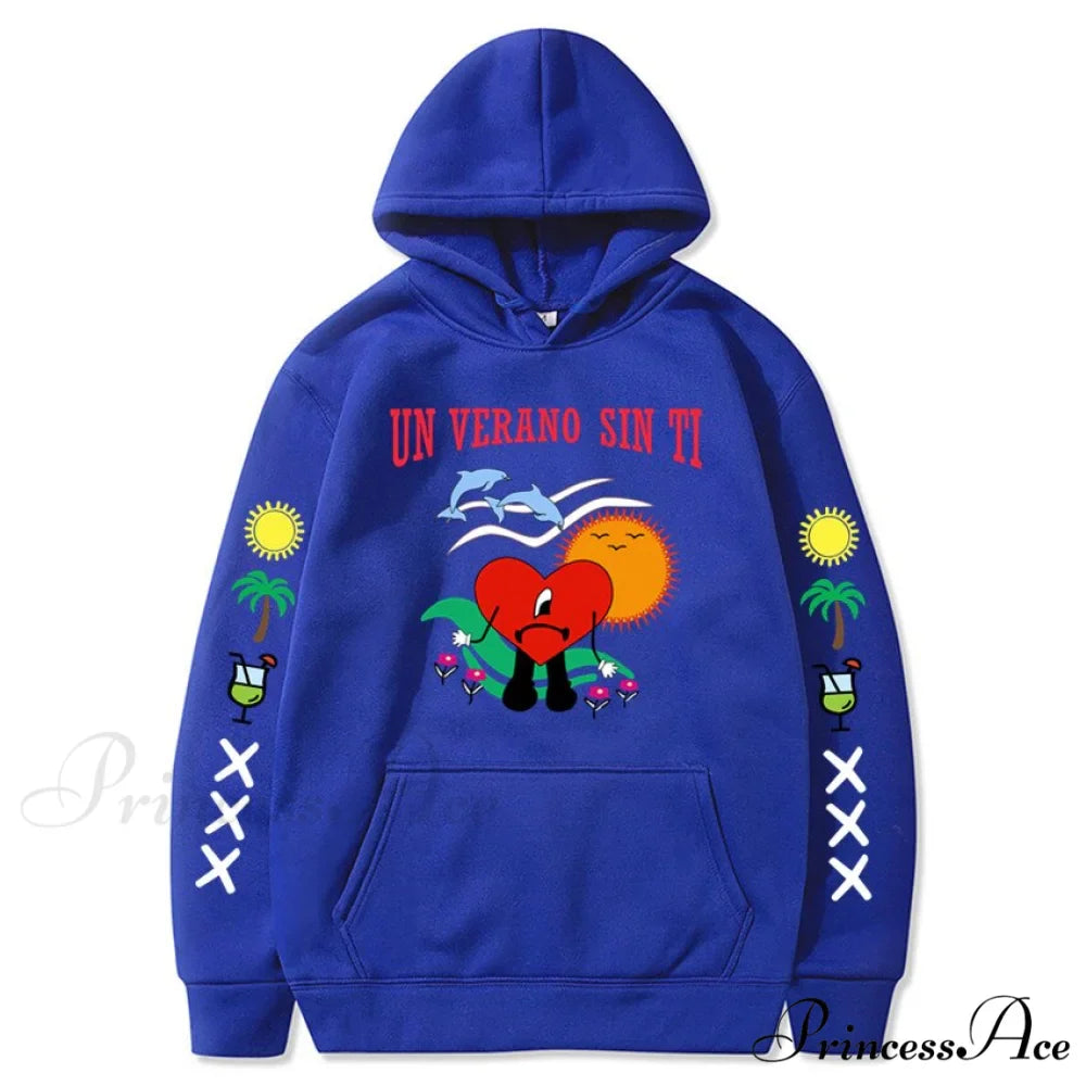 New Bad Bunny Printed Hoodie