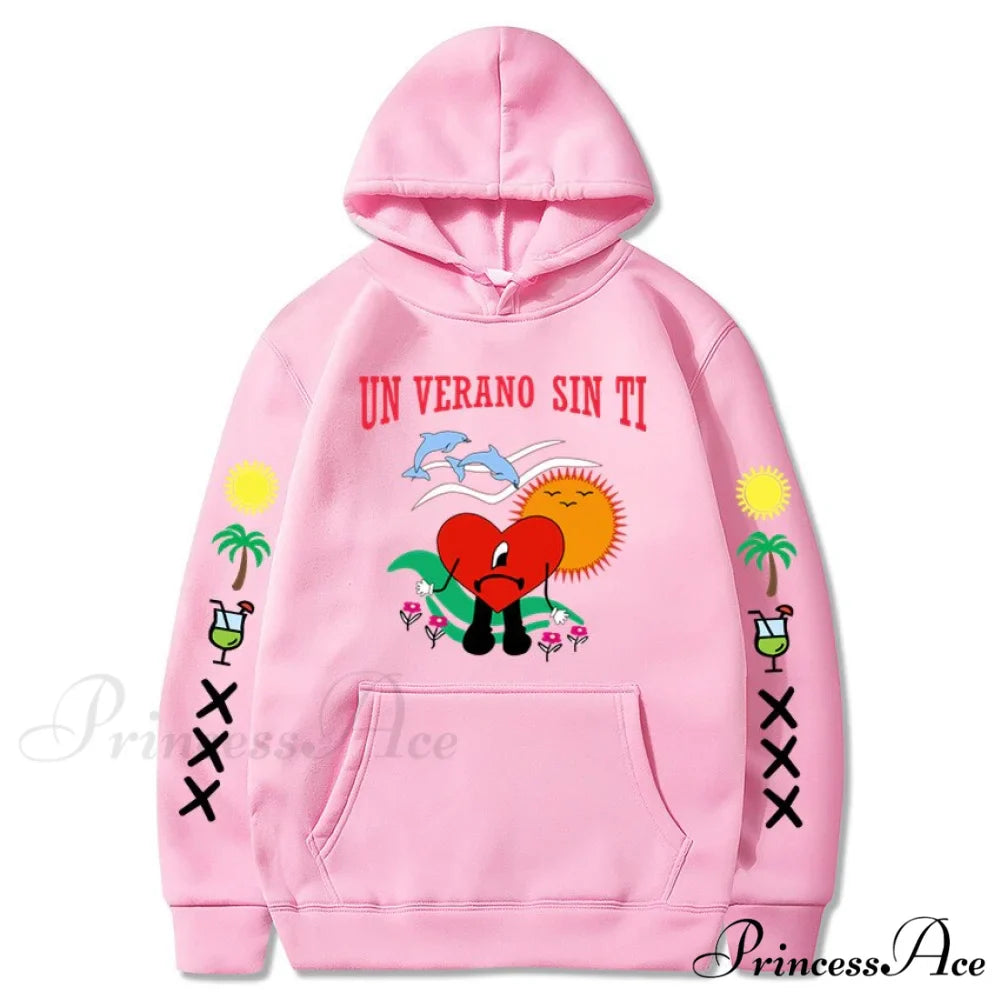 New Bad Bunny Printed Hoodie