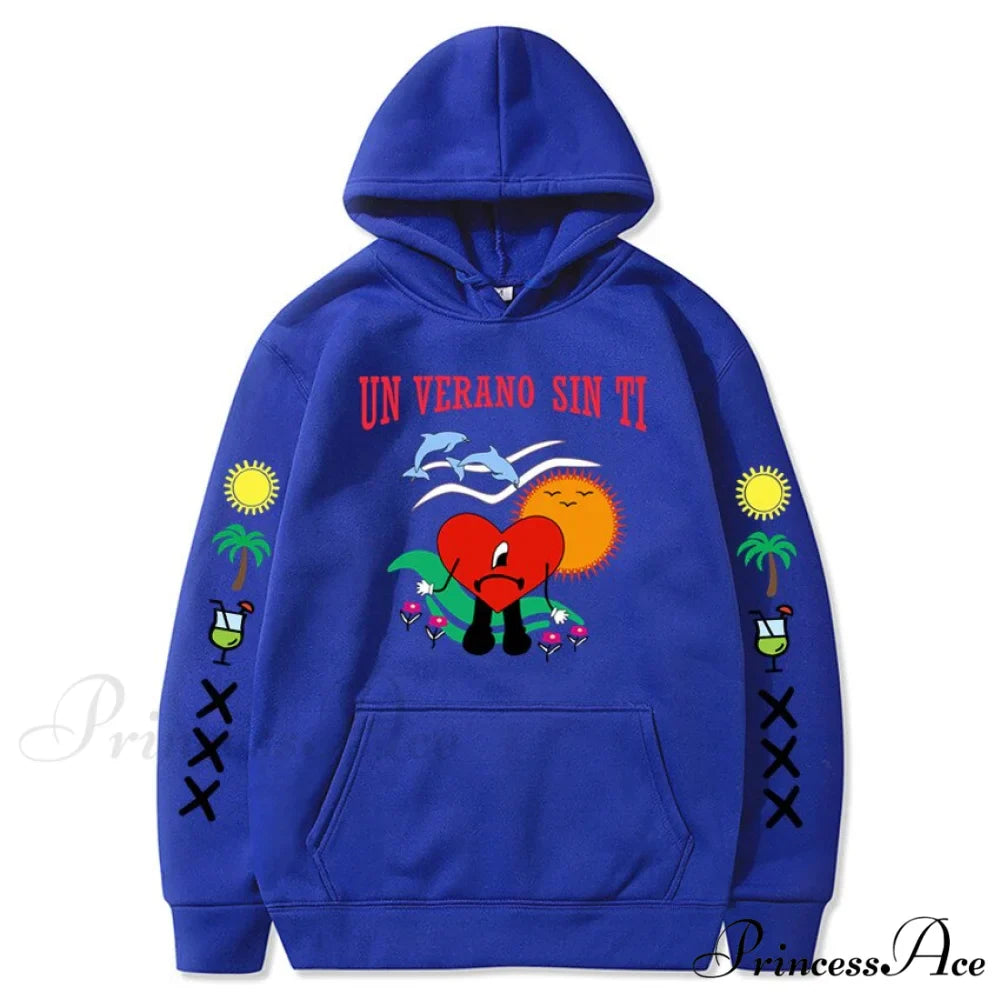 New Bad Bunny Printed Hoodie