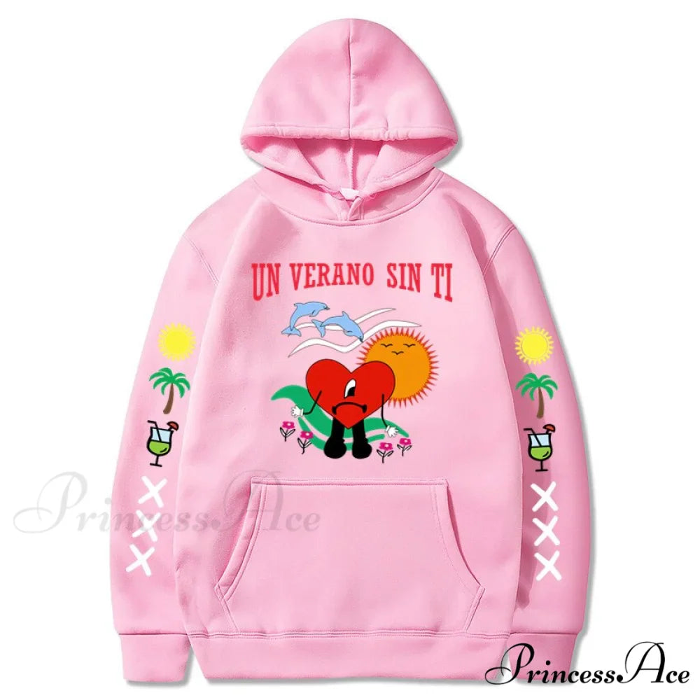 New Bad Bunny Printed Hoodie