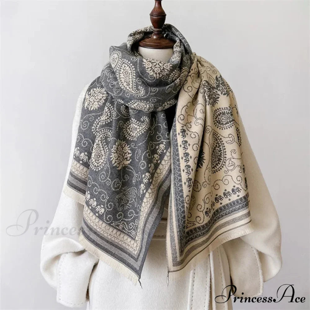 New Cozy Cashmere Oversized Pashmina Scarf