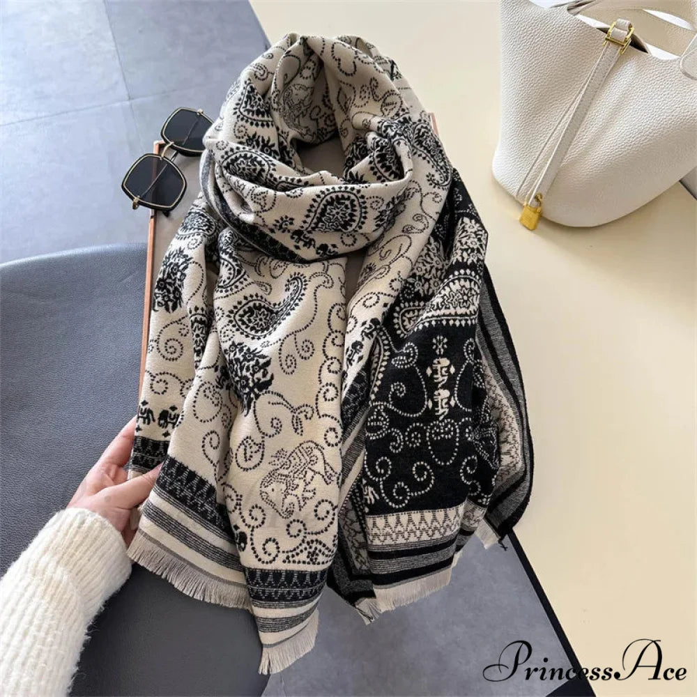 New Cozy Cashmere Oversized Pashmina Scarf