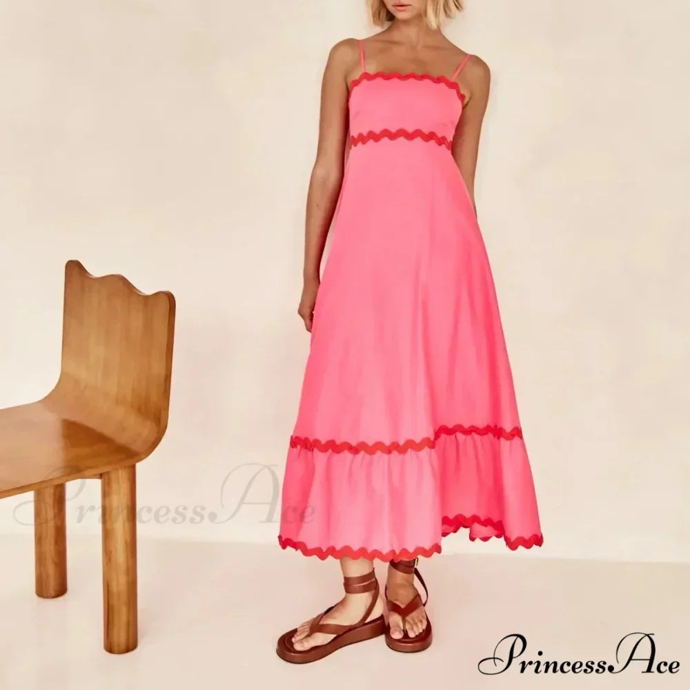 New Fashion Sexy Strapless Strap Women Long Boho Dress