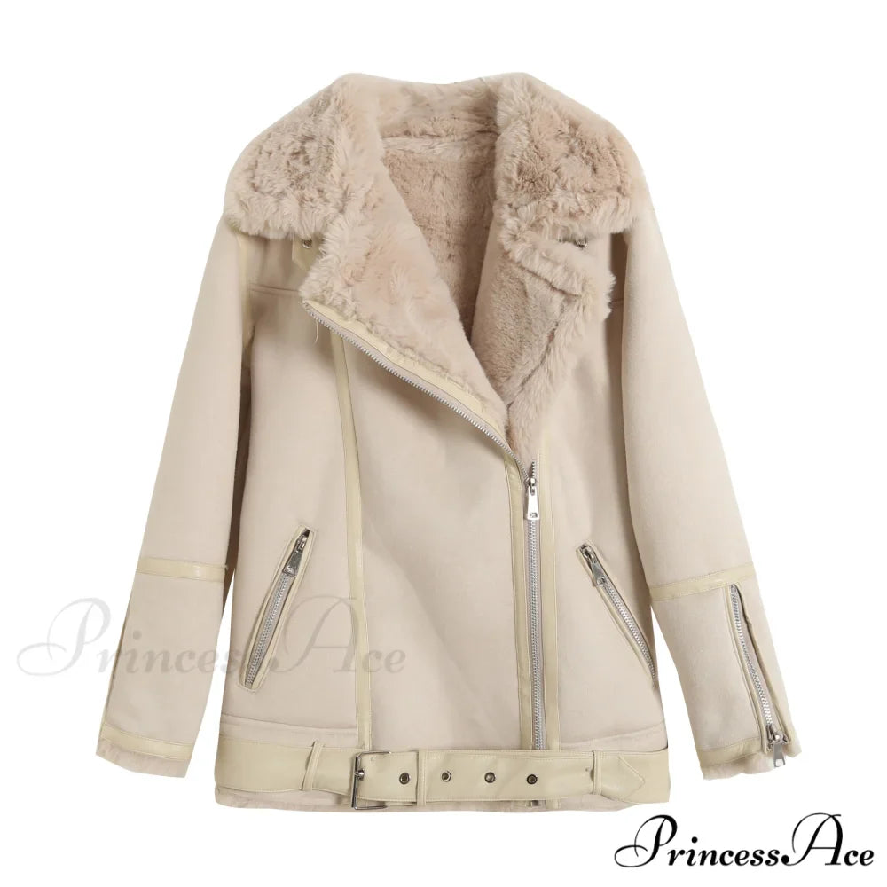 New Faux Leather Double Sided Coat