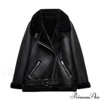 New Faux Leather Double Sided Coat