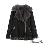 New Faux Leather Double Sided Coat
