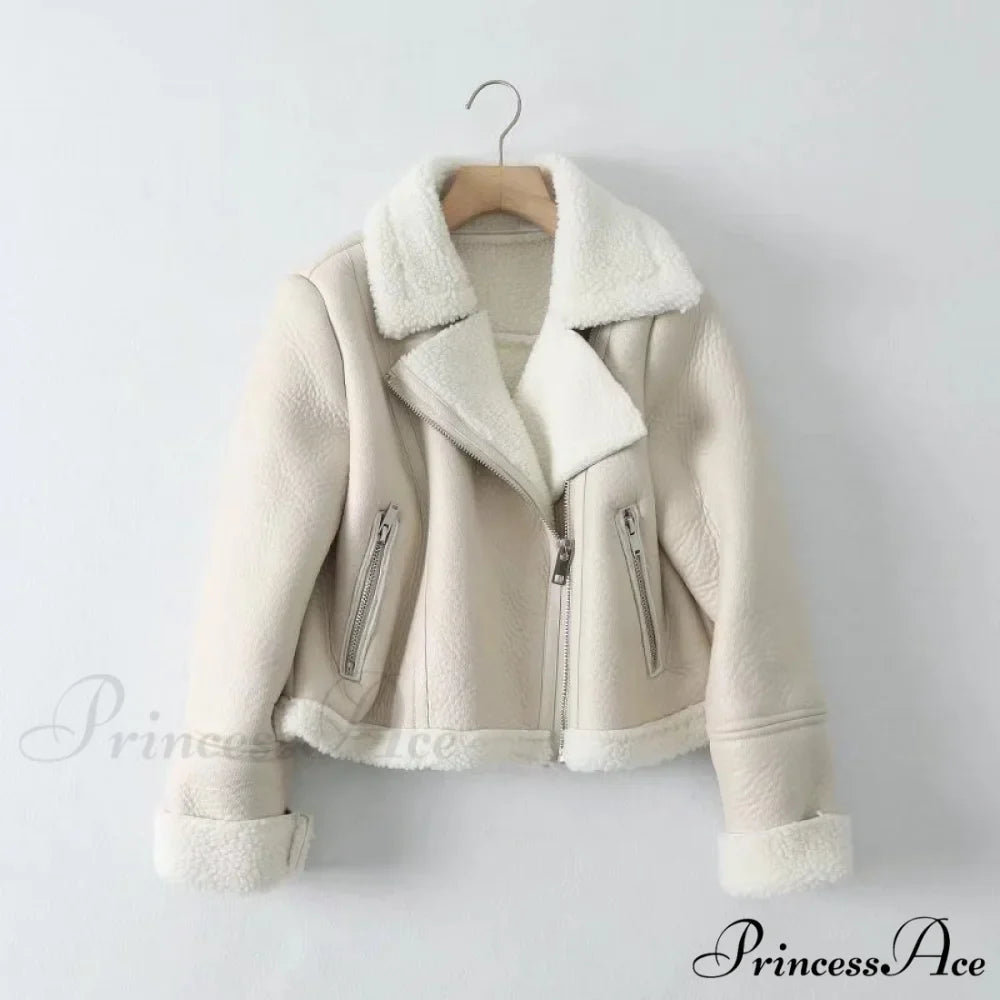 New Faux Leather Double Sided Coat