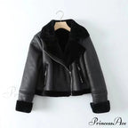 New Faux Leather Double Sided Coat