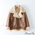 New Faux Leather Double Sided Coat