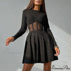 New Femme Sexy hiny Bright Fluffy Dress