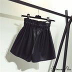 New High Waist Laced Up Shorts