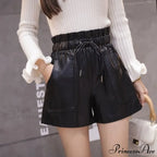 New High Waist Laced Up Shorts