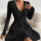 New Thin Attractive Sheath Dress Waist Reducing Short Little Black Dress
