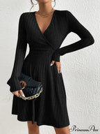 New Thin Attractive Sheath Dress Waist Reducing Short Little Black Dress