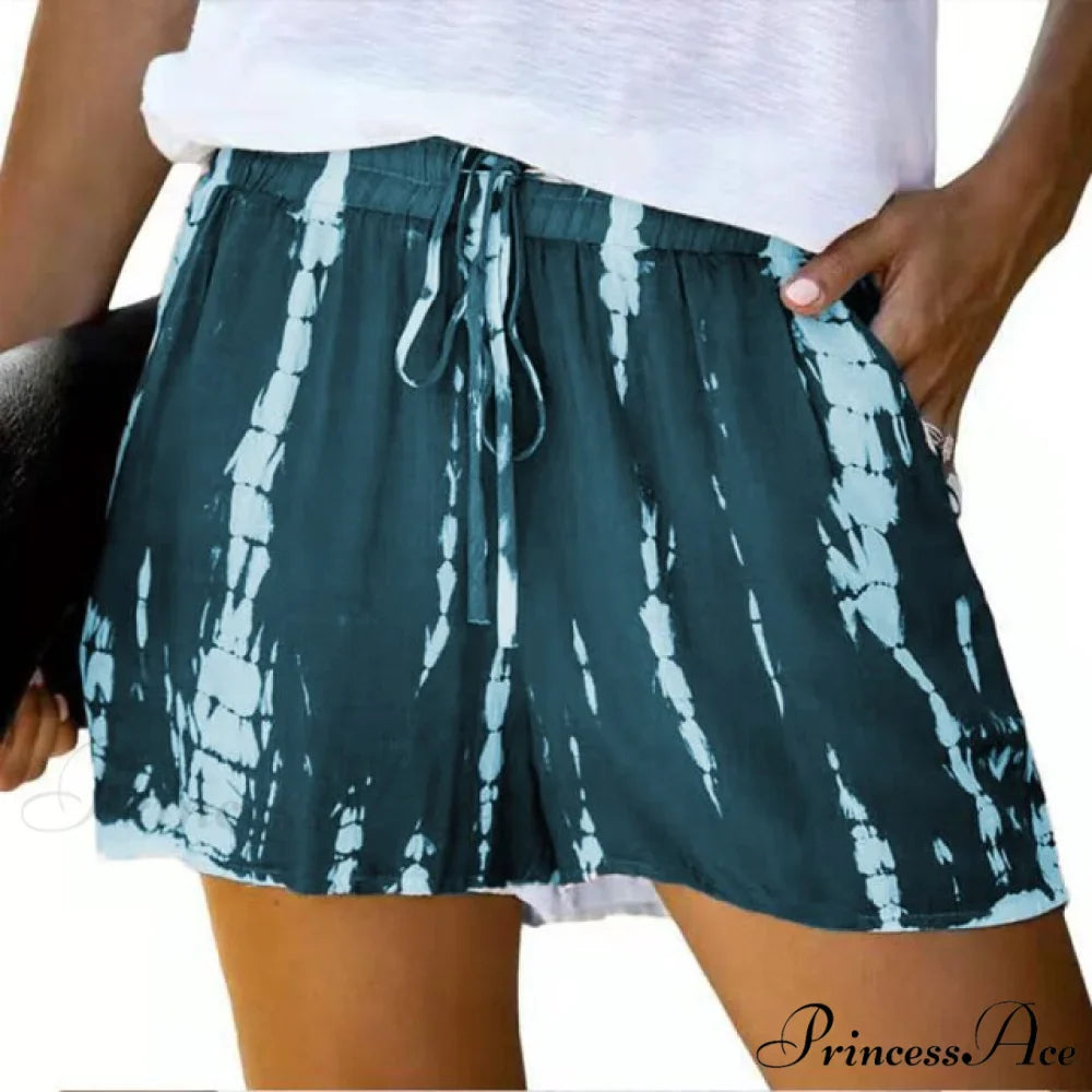 New Tie Dye Print Shorts